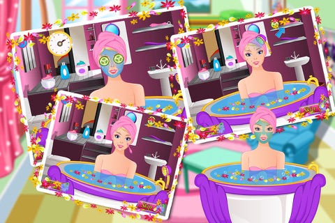 Princess Bathing Spa - Makeover,Make Up,Dress Up,Salon Games screenshot 3