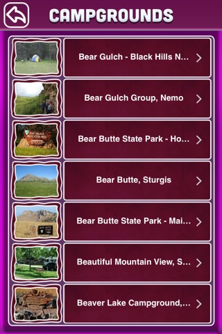 South Dakota Campgrounds Offline Guide screenshot 2