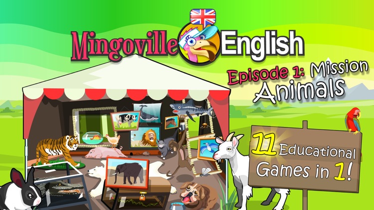 Animals in English -  Learn Children to Speak and Write! screenshot-0