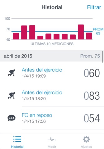 Runtastic Heart Rate PRO screenshot 2