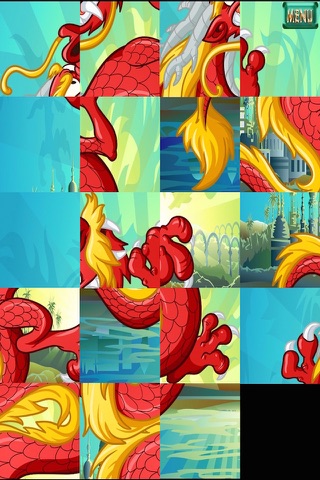 Dragon Puzzle - Swipe Tiles To Complete The Reign Story screenshot 4