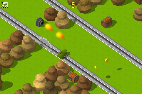 Froggy Crosses The Road - Free endless hopper arcade game screenshot 2