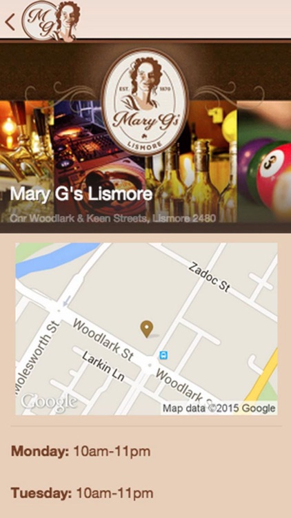 Mary G's Lismore