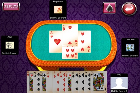 Tarneeb Card Game screenshot 2