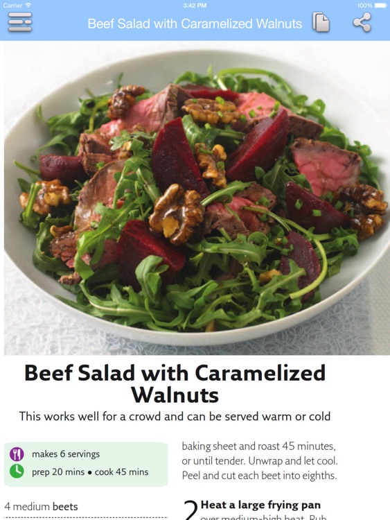 Low Calorie Recipes for iPad screenshot-4