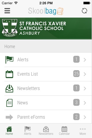 St Francis Xavier Catholic School Ashbury - Skoolbag screenshot 3