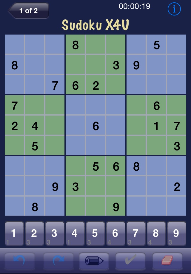 Sudoku X4U screenshot 3