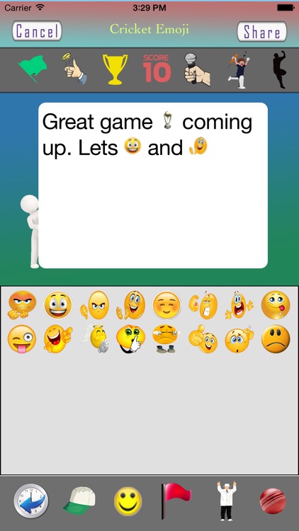 Cricket Emoji Pro screenshot-4