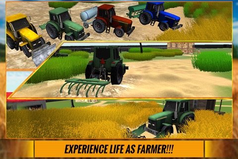 Farming Tractor Driver Simulator 3D screenshot 2