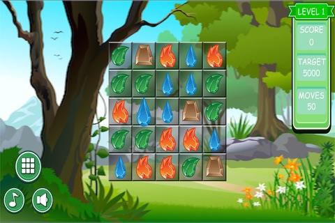 Nature Element Match - Forest Stones screenshot 3