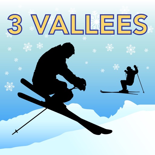 Les Trois Vallées Ski Map