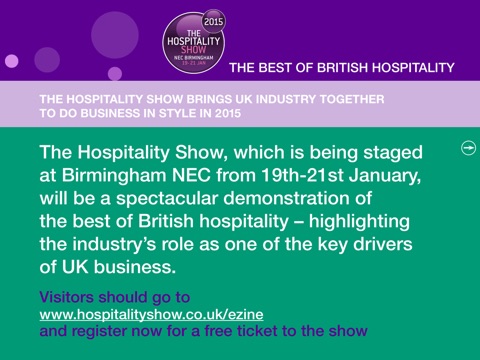 The Hospitality Show 2015 screenshot 3