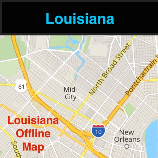 Louisiana/New Orleans Offline Map with Real Time Traffic Cameras