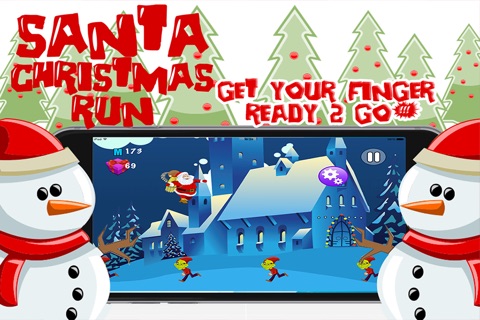 Santa Christmas Run Free:  A Holiday Tap Adventure Game screenshot 3