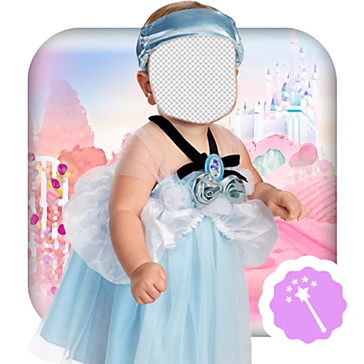 Fairytale Baby Princess Photo Montage FREE icon