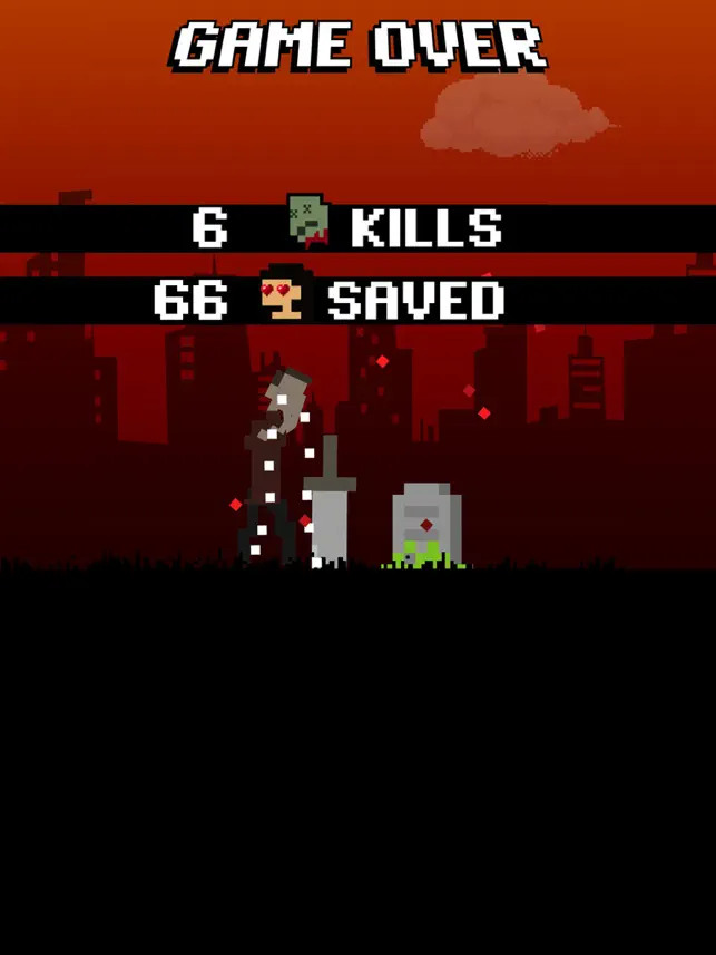 Bloody Pixel Zombies, game for IOS