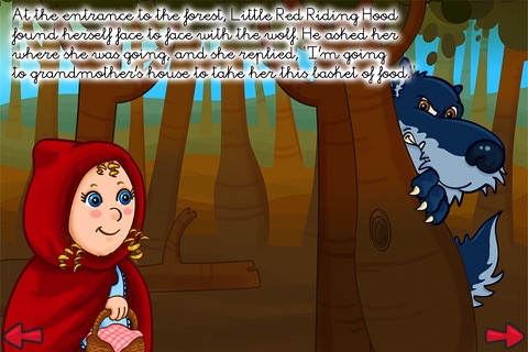 The little red riding hood - Multi-Language book screenshot 4