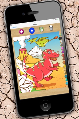 Dinosaurios para pintar y dibujos para colorear con rotulador mágico - Premium screenshot 3