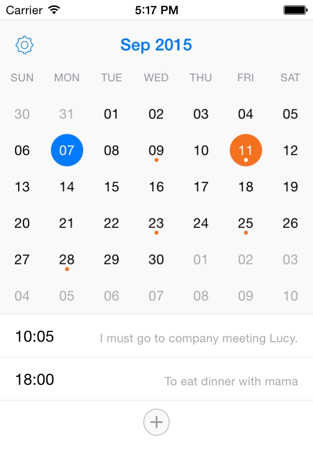 CalendarNotify screenshot 2