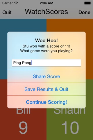 WatchScores screenshot 4