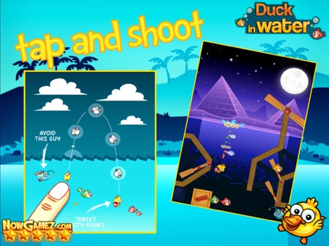 Duck in Water HD - Funny Games a Free Skill Puzzle for Kids screenshot 2