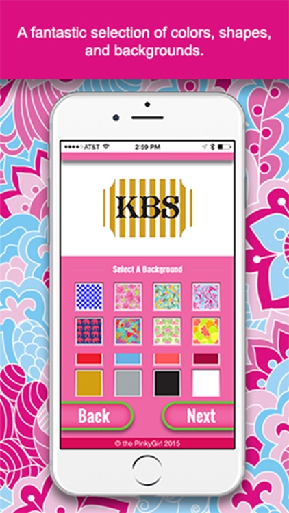 The PinkyGirl Monogram Maker And Text App Lite