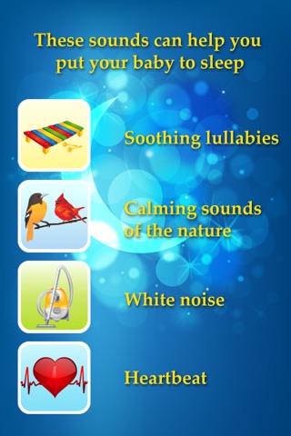 Soothing Sleep Baby : babysitting lullaby and white noise sleeping sounds screenshot 2