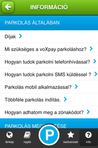 voXpay Parkolás screenshot 3