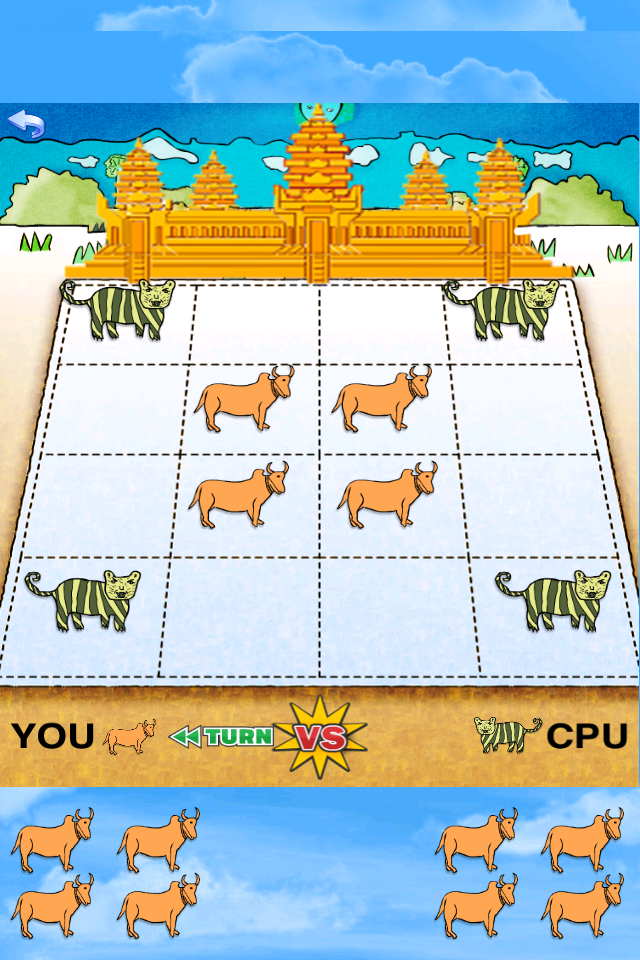 Tigers vs. Cows Khla Si ko Khmer Classic Game