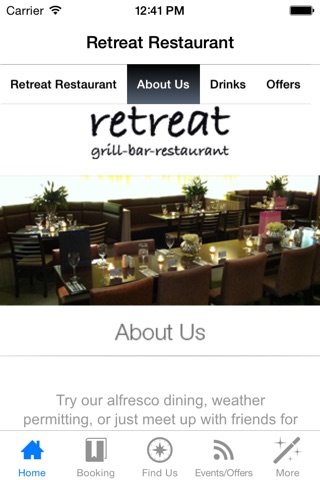 Retreat Restaurant screenshot 2