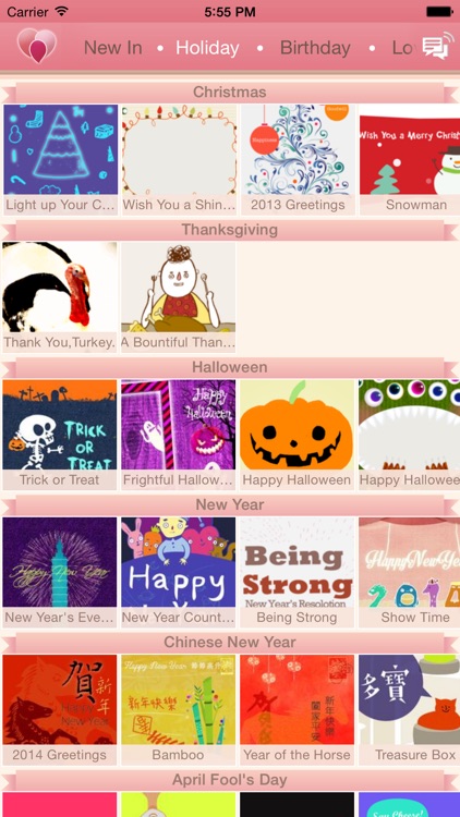 HeartyBit - Animated greeting cards support communities sharing screenshot-0