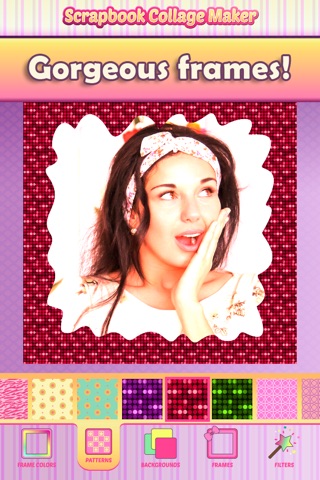 Scrapbook Collage Maker - Stitch your Pics in Cute Grid Frames with Fun Effects and Filters screenshot 4