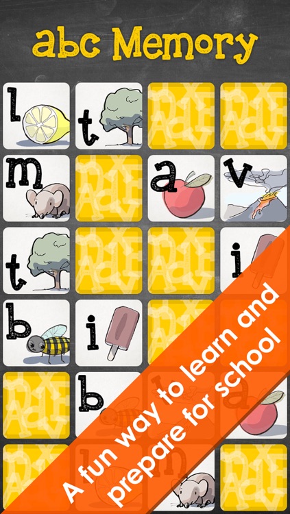 abc Memory - Lower case letters (US english)