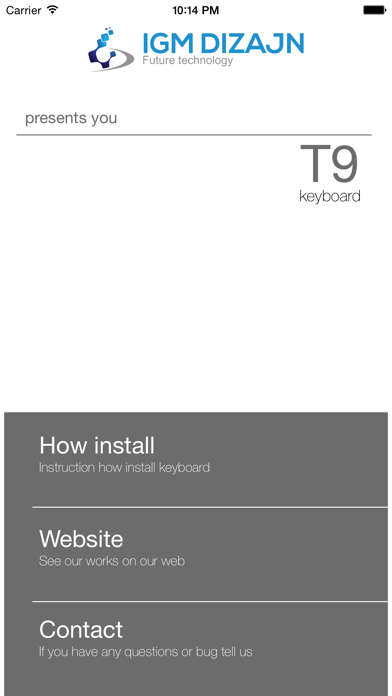 Screenshot #3 pour T9Keyboard