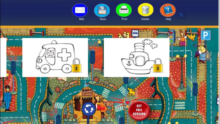 Coloring Book for kids - Transport screenshot-3