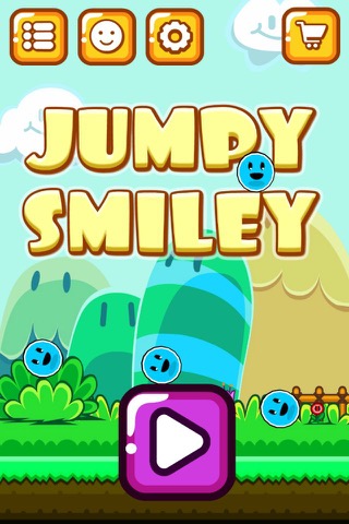 Jumpy Smiley - The endless adventures of a bouncing skippy geometry ballのおすすめ画像1