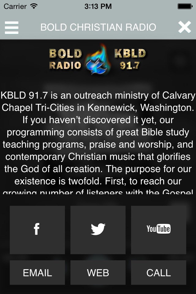 KBLD 91.7 BOLD Christian Radio screenshot 3