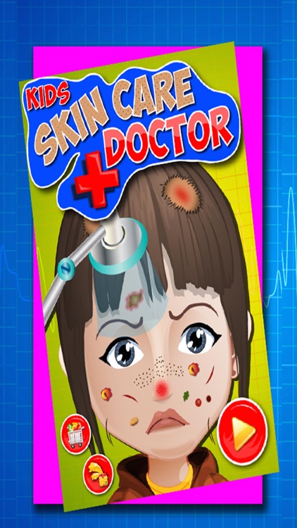 Kids Skin Care Doctor - Amateur surgeon and kids doctor game with body X Ray