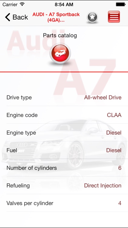 AutoParts Audi A7 screenshot-3