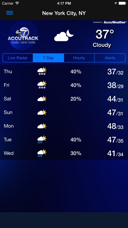 AccuTrack WABC NY Weather By ABC Digital