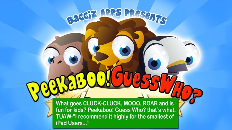 Peekaboo! Guess Who? Lite - cognitive development app for babies through kindergarten