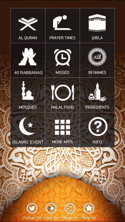 Muslim All in 1 : Quran, Prayer Times, Ramadan, Azan, Qibla, Salah, Mecca, Mosques, Salat, Halal