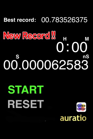One billionth of a second stopwatch (With a game) screenshot 3