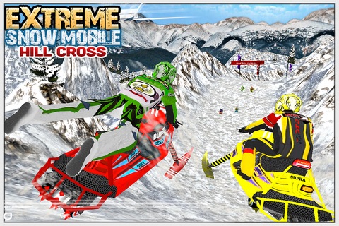 Extreme SnowMobile HillCross ( Snow mobile Stunt Racing Game ) ) screenshot 2