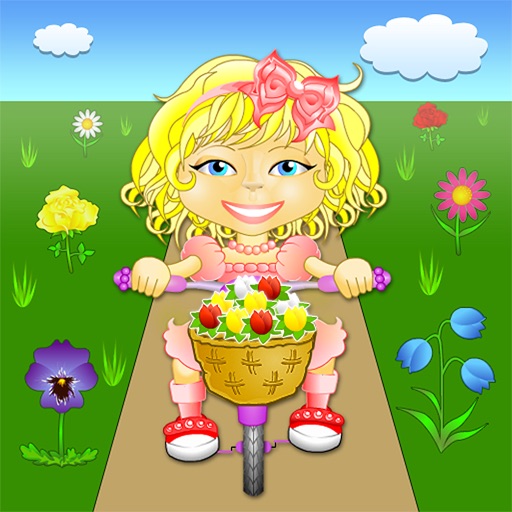 Flowers for mommy. Math icon