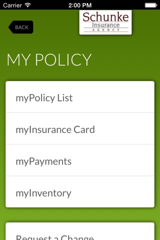 myInsurance - Schunke Insurance Agency screenshot 2