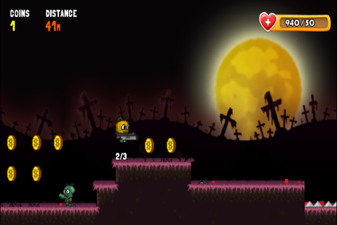 Retro Arcade Dash FREE: A extreme run, jump and shooting endless arcade runner game screenshot 3