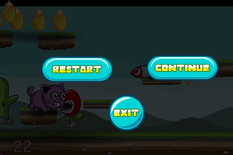 AAA Mad Flappy Cheshire Cat Vs Angry Missiles - Free screenshot 2