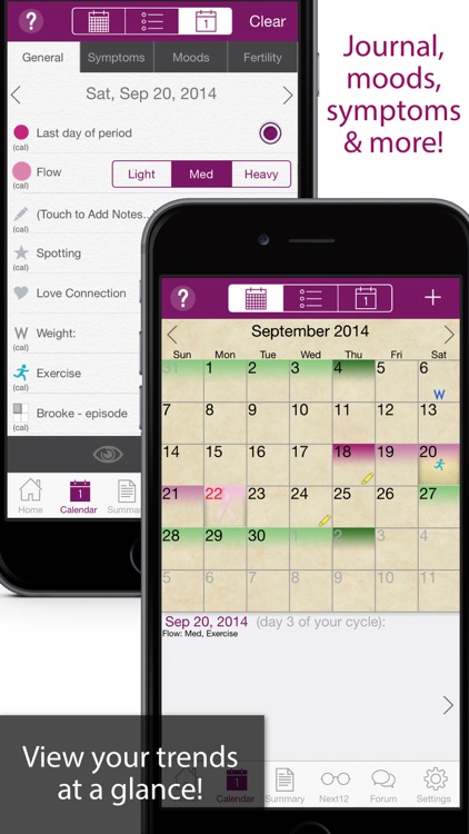 iPeriod Period Tracker Free - Menstrual Calendar