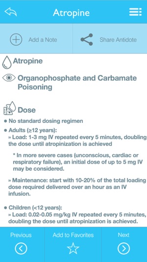 ACEP Toxicology Section Antidote App(圖3)-速報App